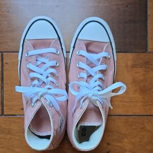 Converse Peach High-Top Sneakers